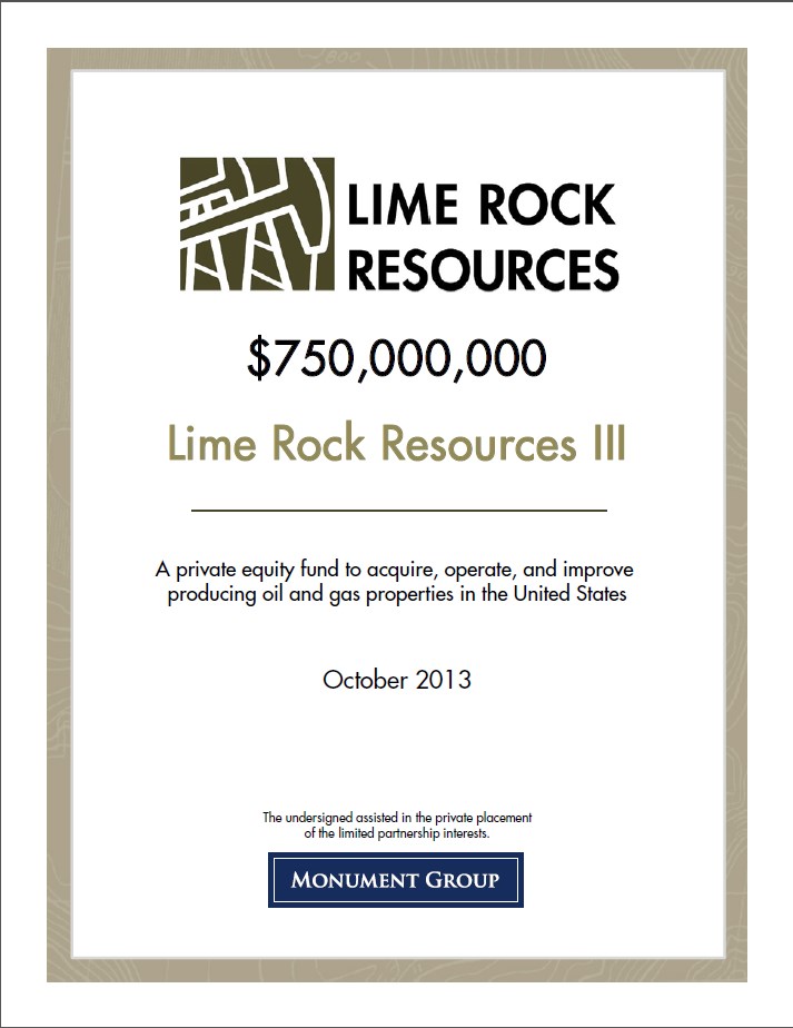 Lime Rock Resources III