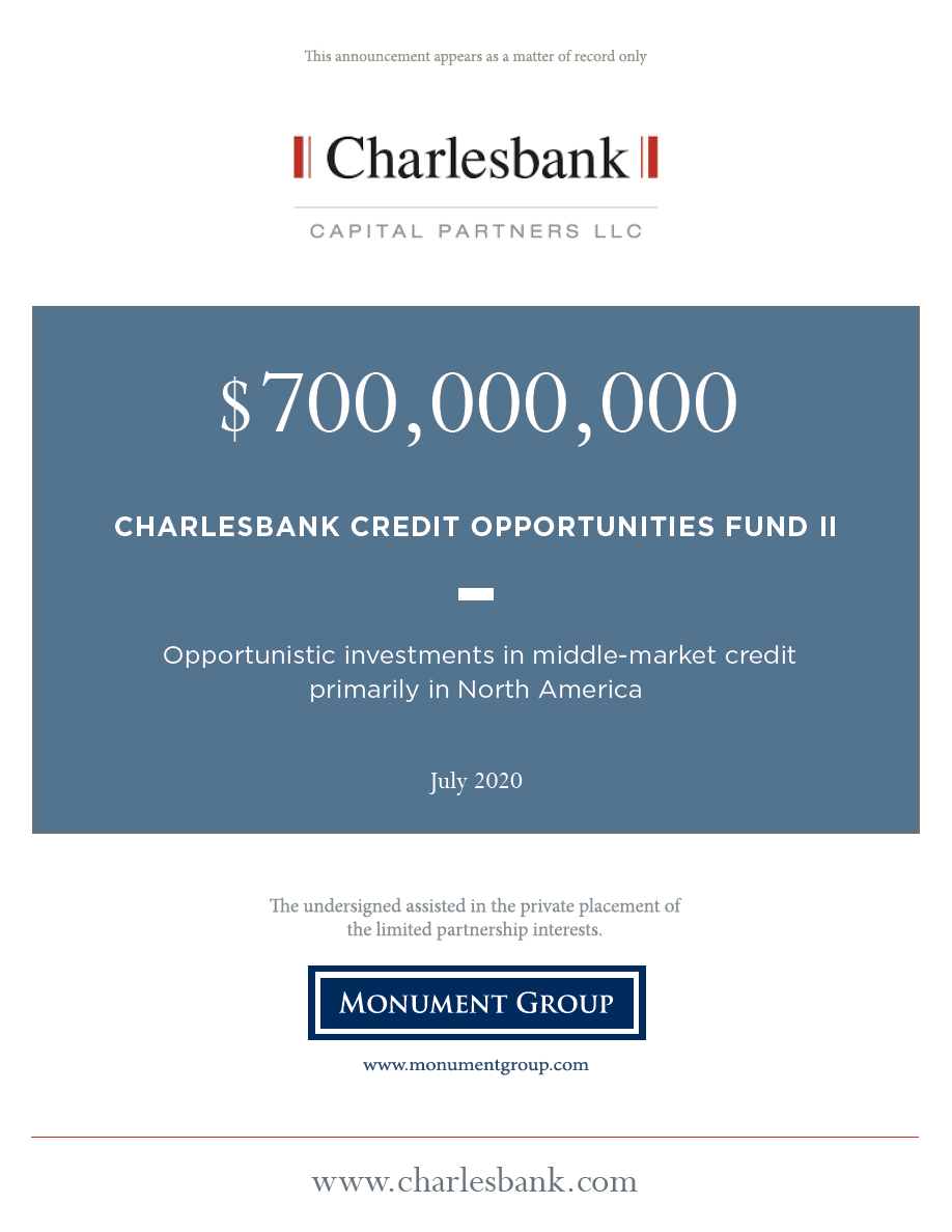 Charlesbank Credit Opportunities Fund II