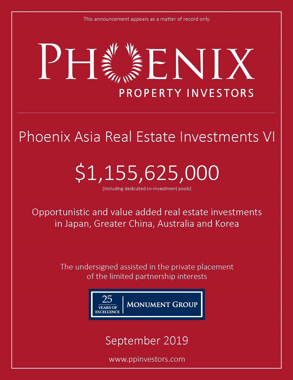 Phoenix Asia Real Estate Investments VI