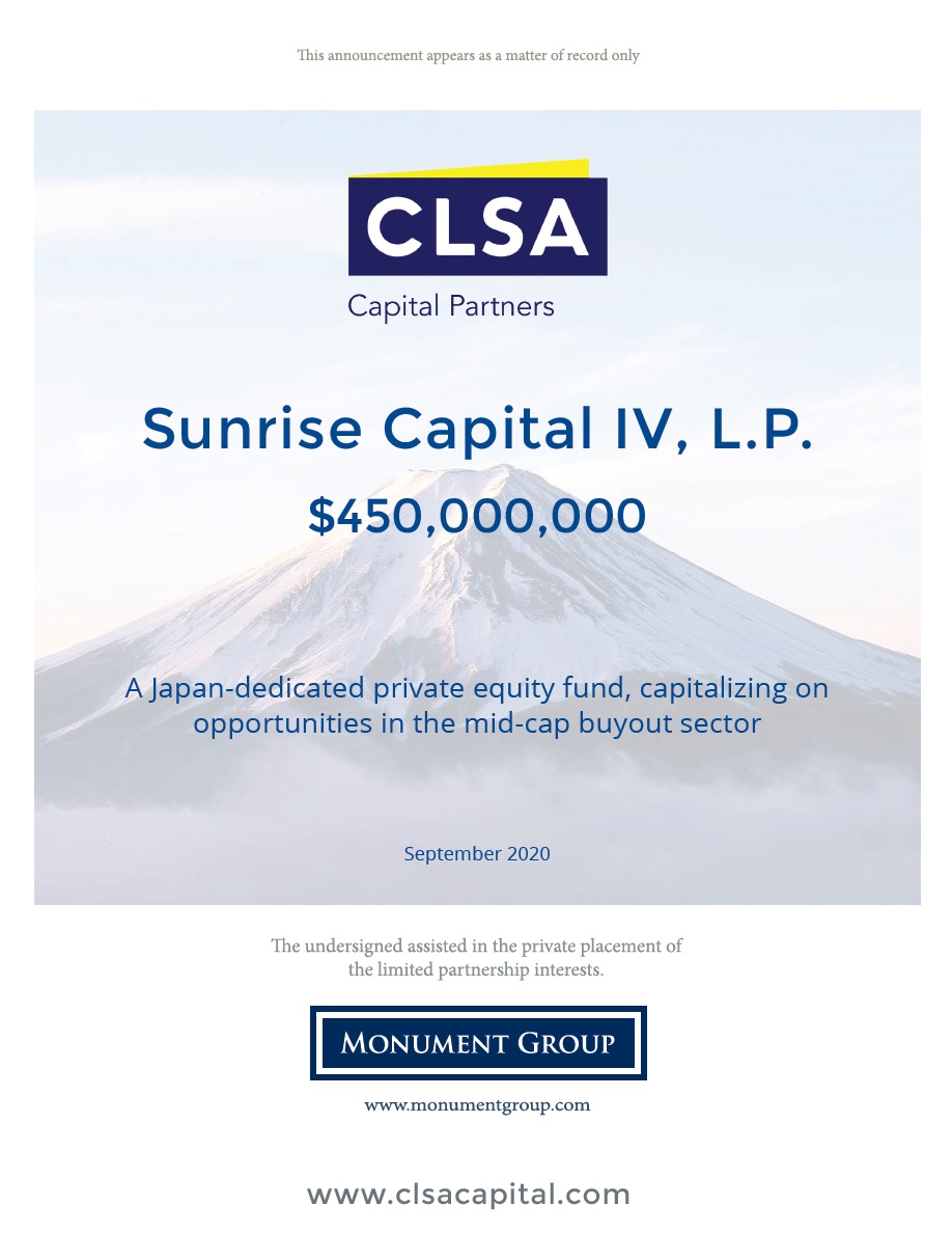 Sunrise Capital IV