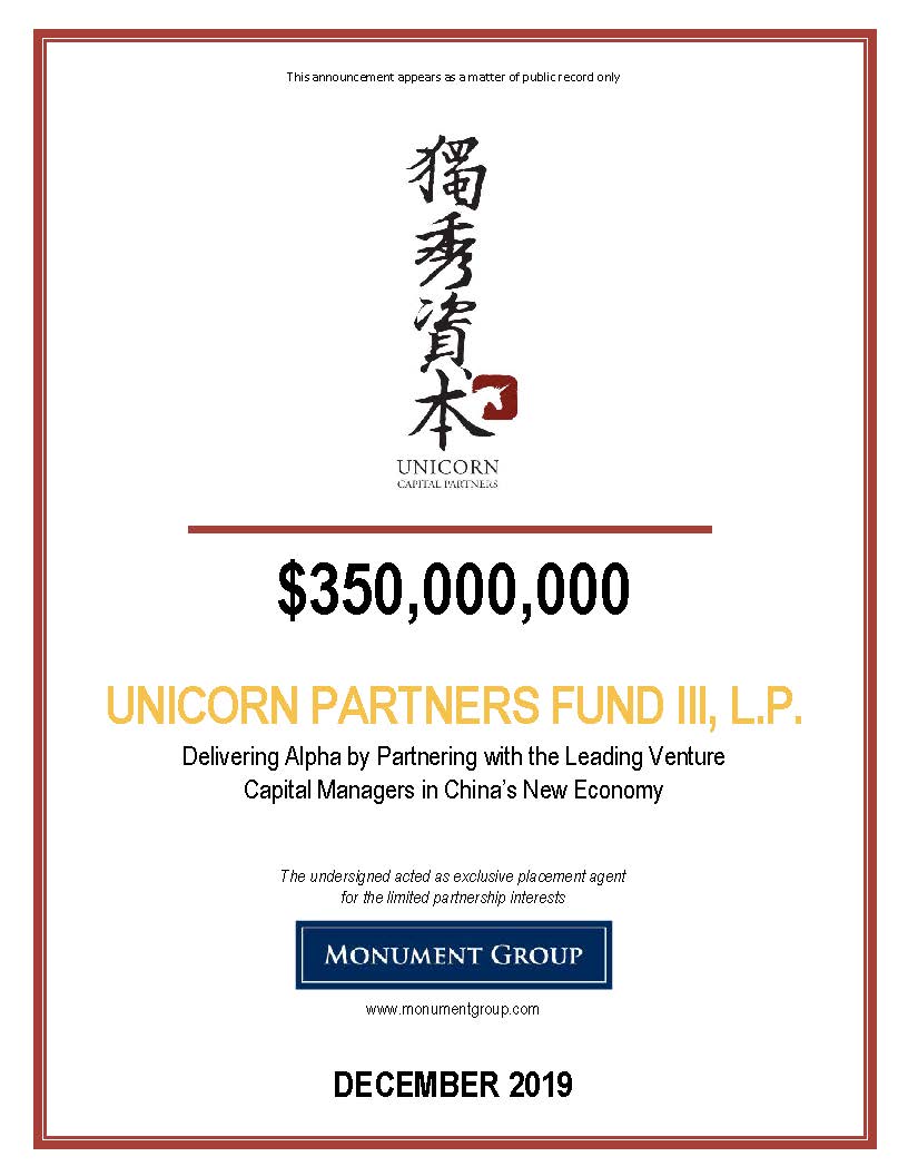 Unicorn Capital Partners Fund III