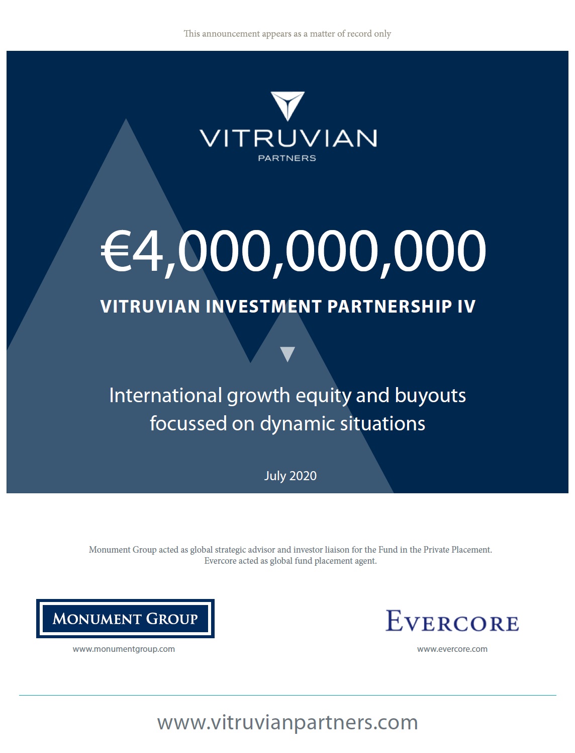 Vitruvian Investment Partnership IV