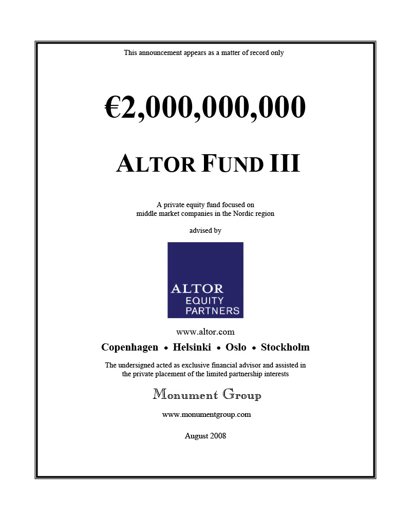 Altor Fund III