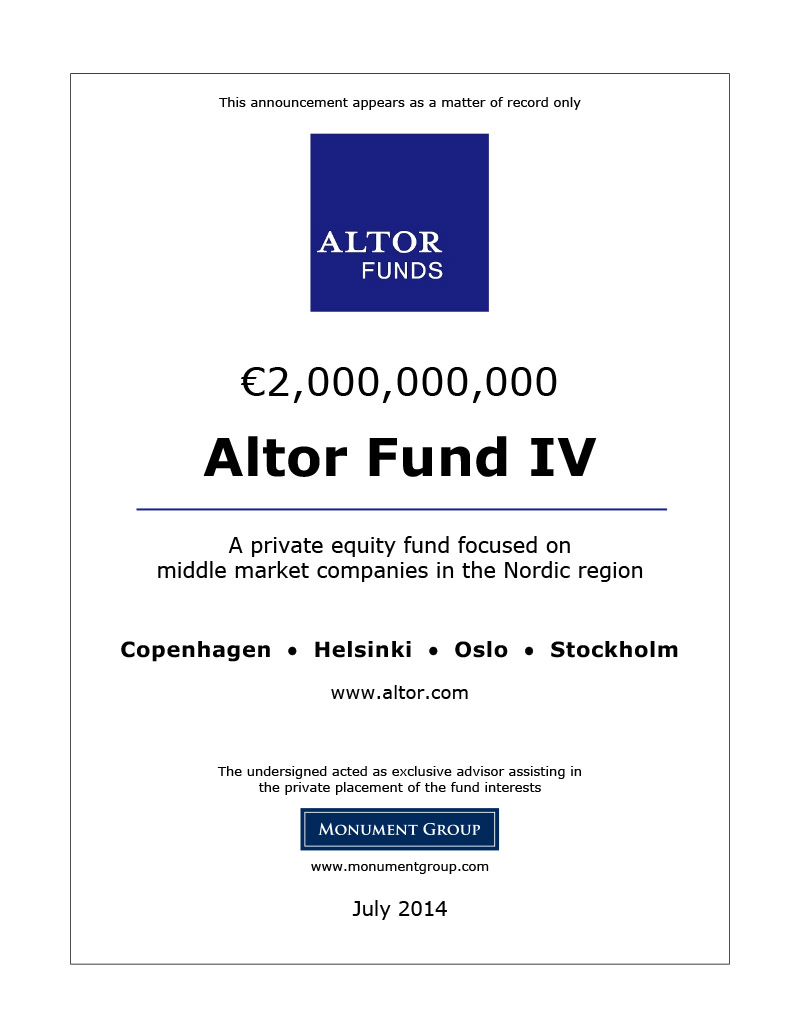 Altor Fund IV