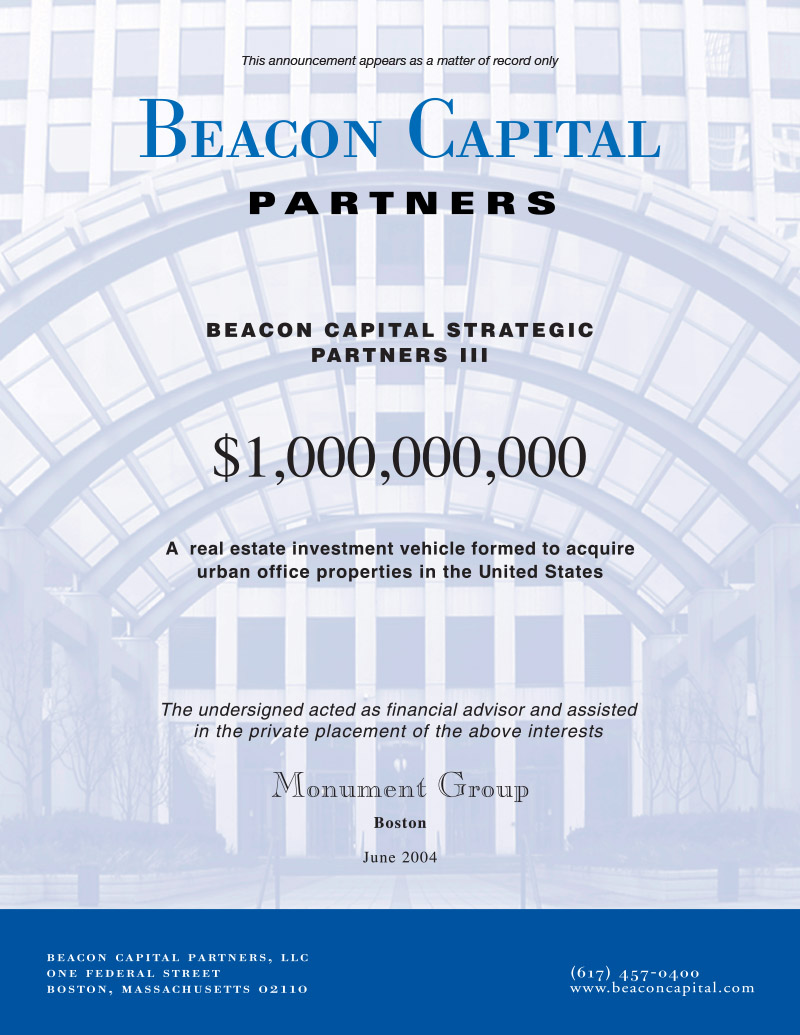 Beacon Capital Strategic Partners III