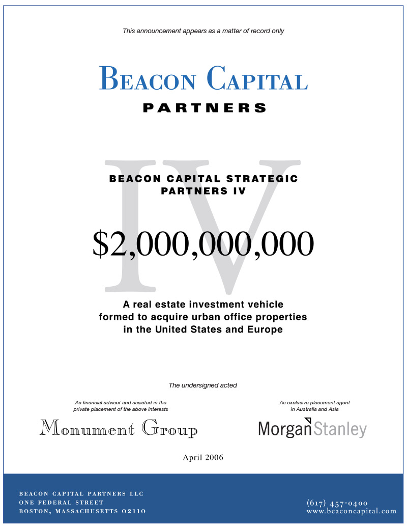 Beacon Capital Strategic Partners IV