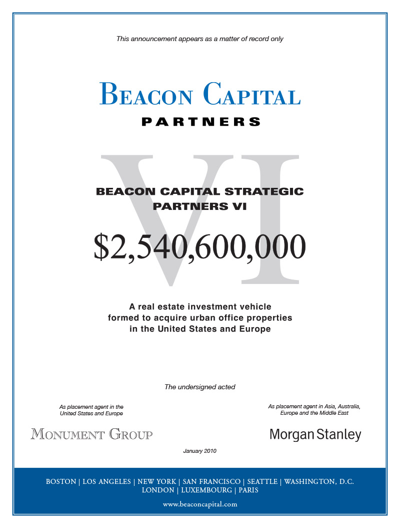 Beacon Capital Strategic Partners VI