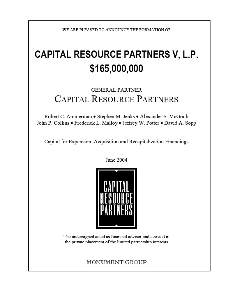 Capital Resource Partners V