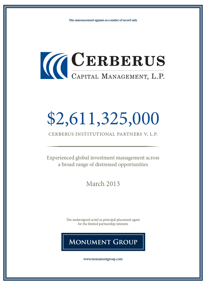 Cerberus Institutional Partners V