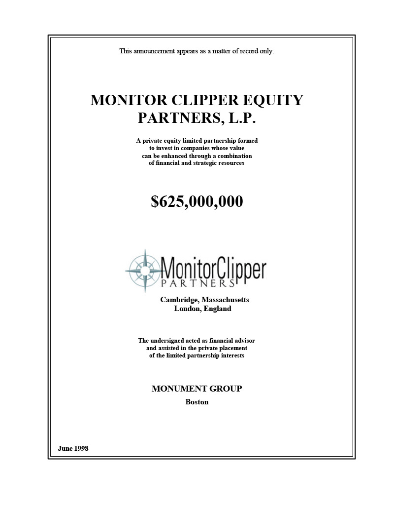Monitor Clipper Equity Partners