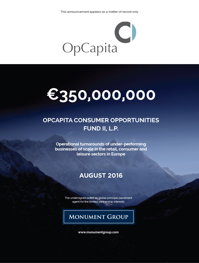 OpCapita Consumer Opportunities Fund II, L.P.