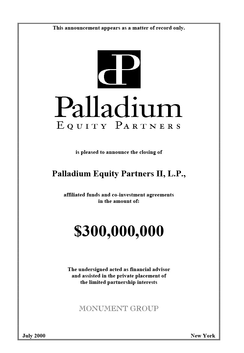 Palladium Equity Partners II