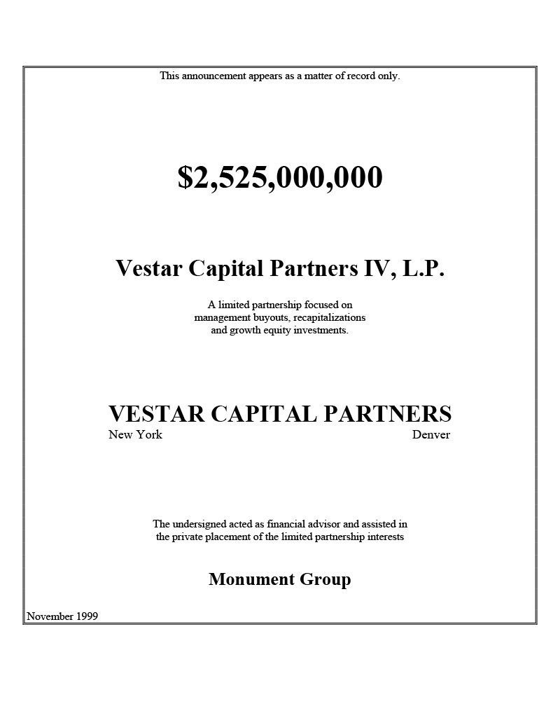 Vestar Capital Partners IV